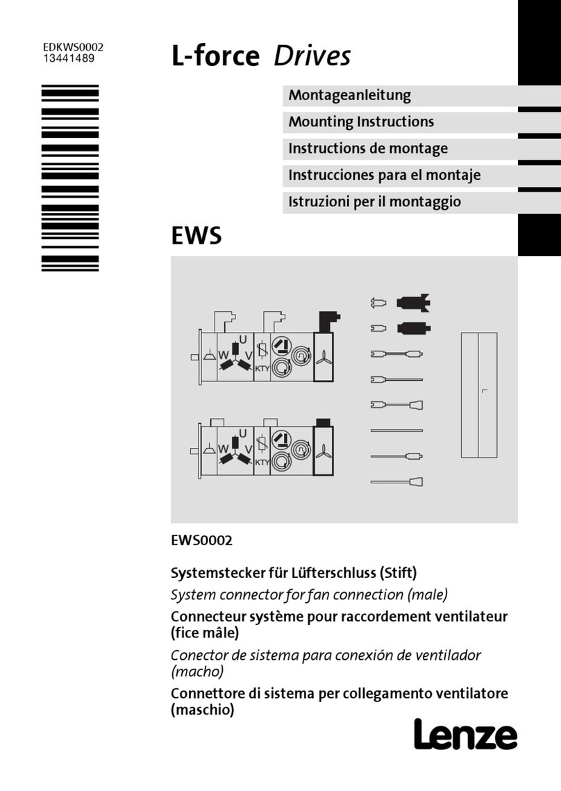 Lenze L-force EWS Mounting instructions