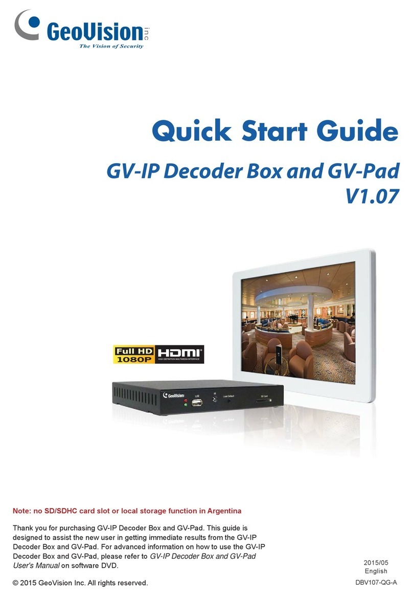 GeoVision GV-IP quick start guide