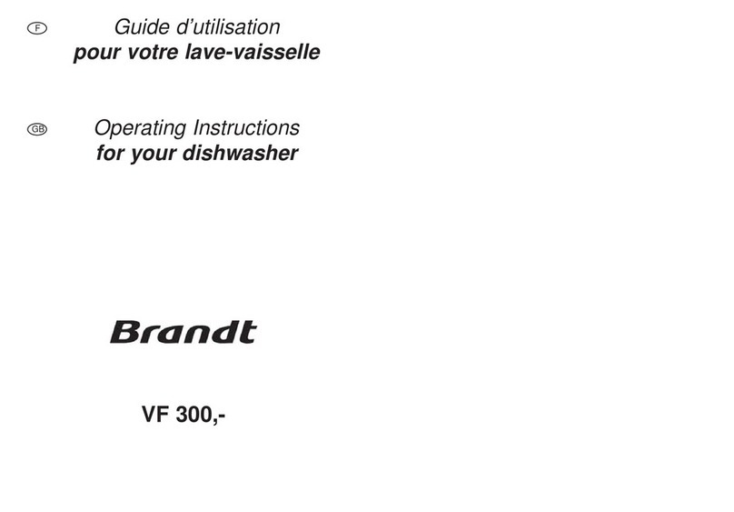 Brandt VF 300 Series operating instructions