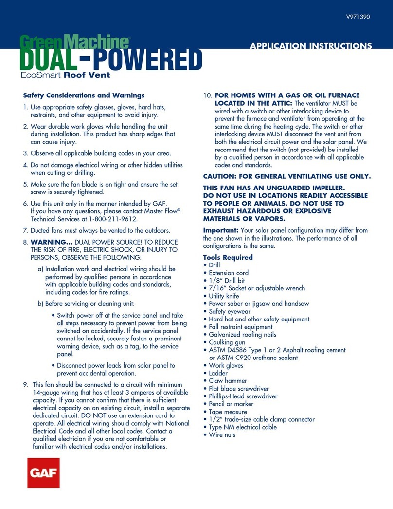 GAF Green Machine User guide