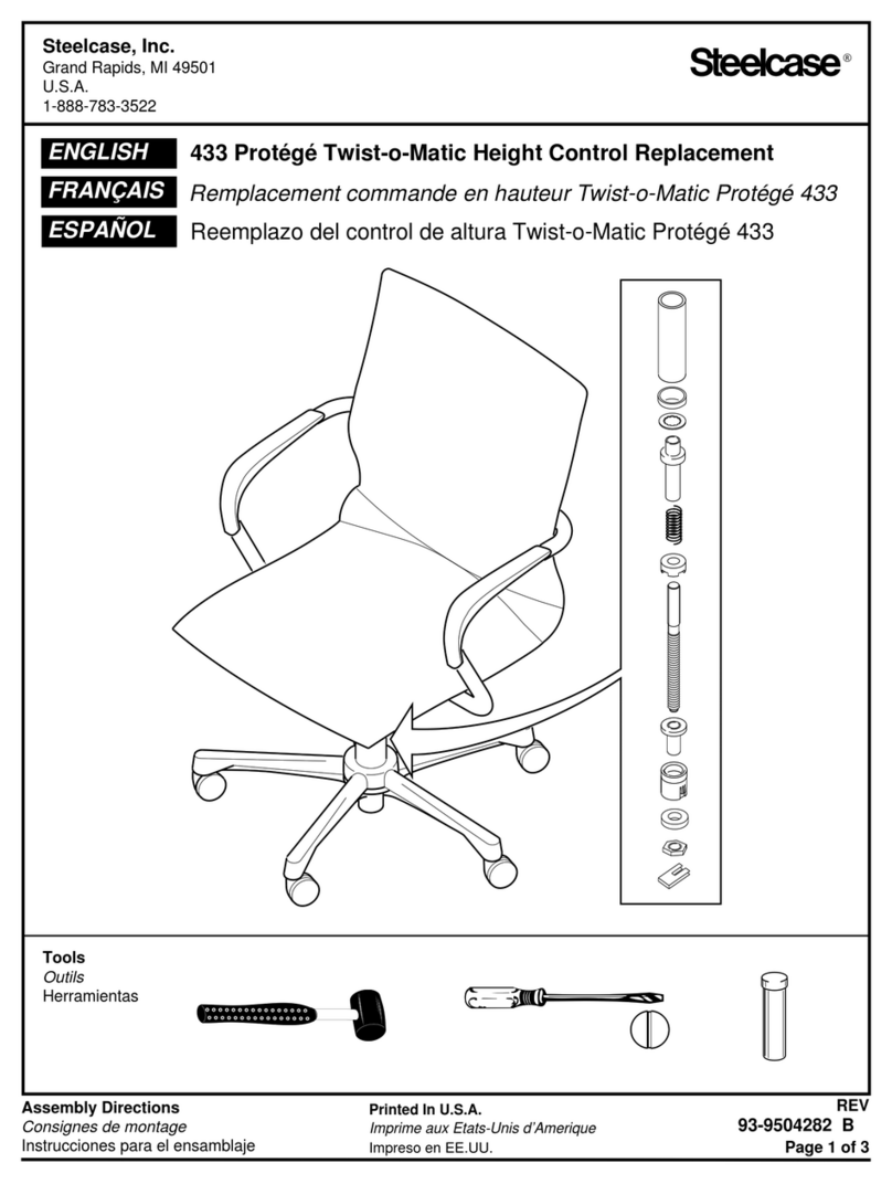 Steelcase Protege 433 Assembly Directions