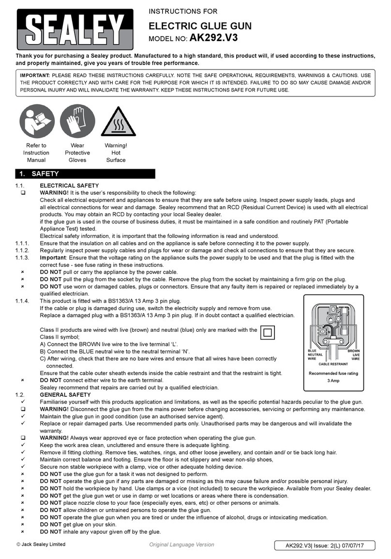 Sealey AK292.V3 User manual