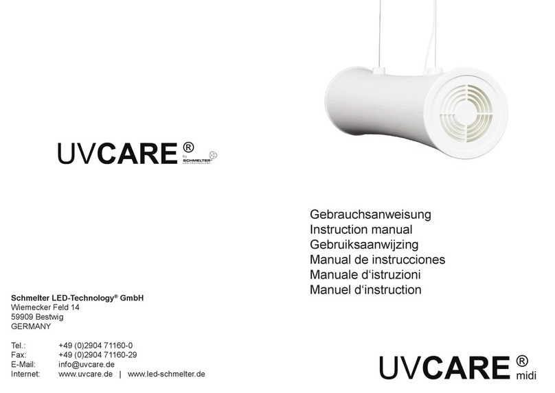 Schmelter UVCARE midi instruction manual