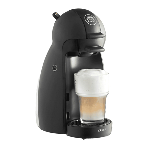 Nescafe Dolce Gusto Krups Piccolo user manual