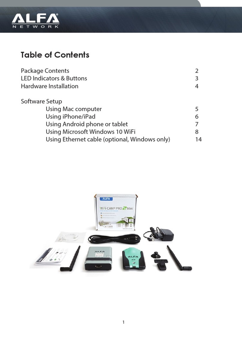 Alfa Network Wifi Camp Pro Mini Booklet