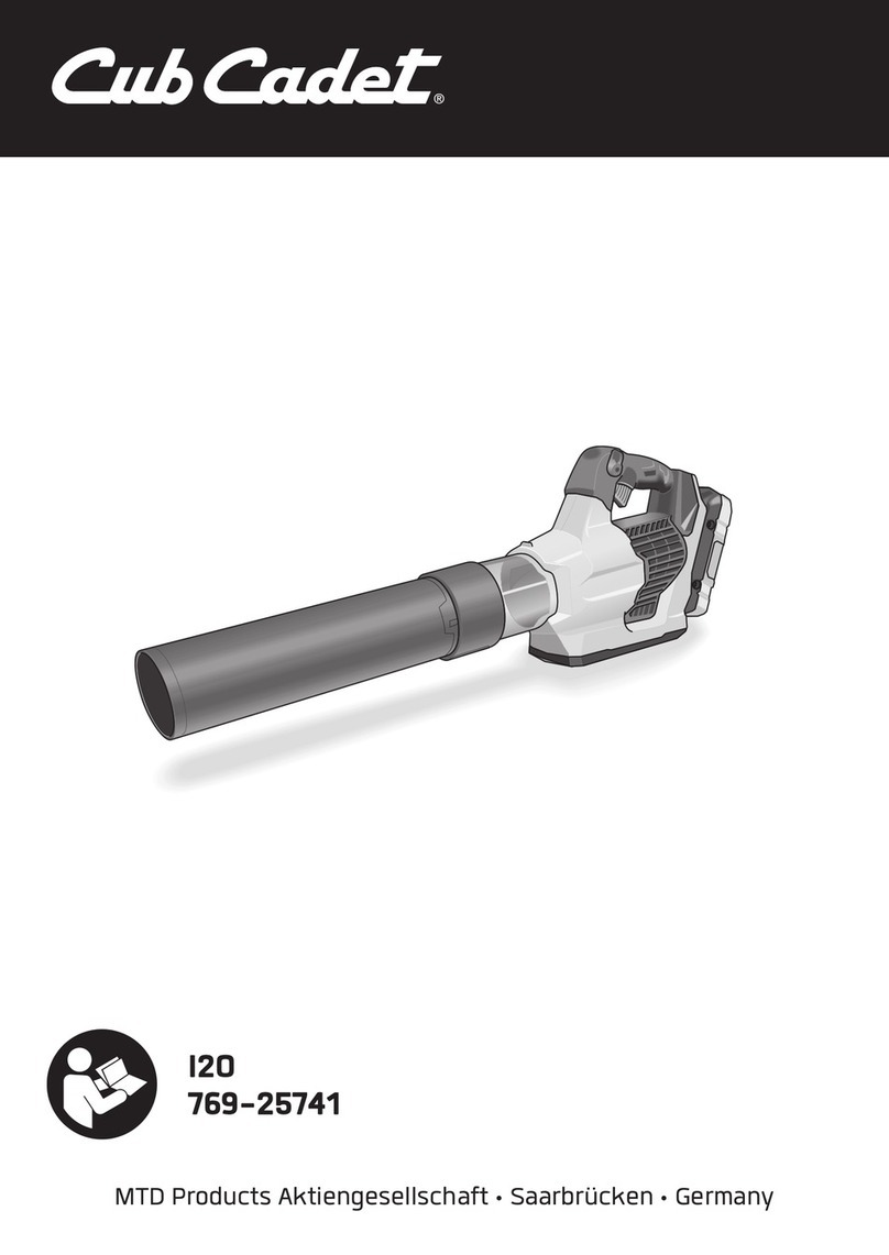MTD Cub Cadet LH5 B60 User manual MTD Cub Cadet LH5 B60 User manual