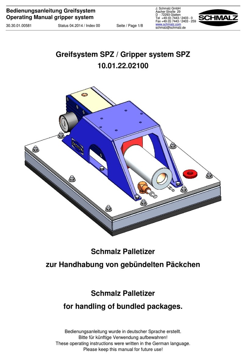 Schmalz SPZ 10.01.22.02100 User manual