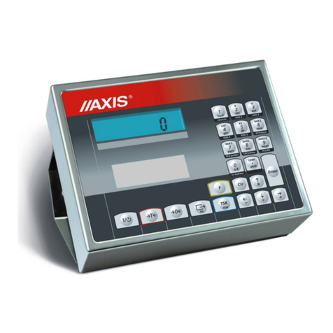 Axis SE-03/N/LCD Operator's manual Axis SE-03/N/LCD Operator's manual