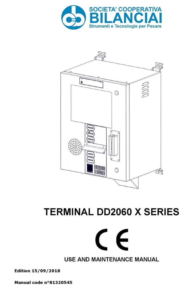 Bilanciai DD2060 X Series Use and maintenance manual