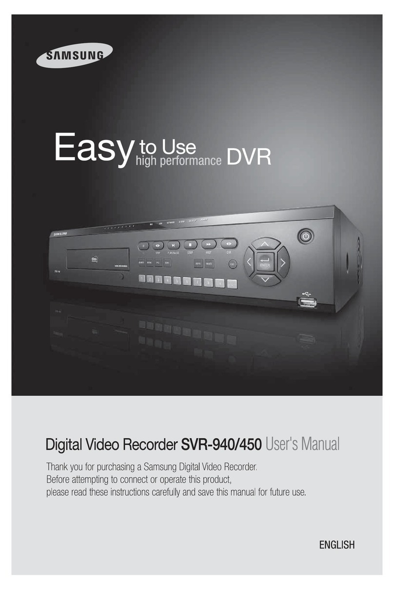 Samsung SVR-940 User manual
