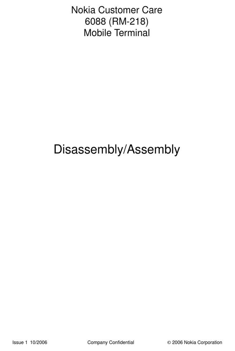 Nokia 6088 Disassembly/Assembly