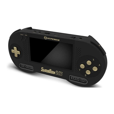 Hyperkin SupaBoy Black Gold User manual