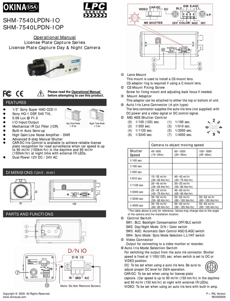 Okina USA LPC Series Operational manual