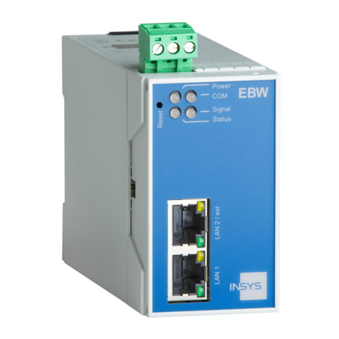 insys icom EBW-E100 manual