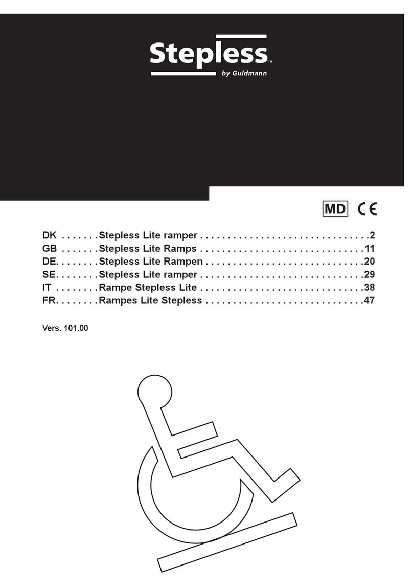 Guldmann Stepless Lite 30100 Series User manual Guldmann Stepless Lite 30100 Series User manual