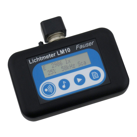 Fauser Elektrotechnik Lightmeter LM10 manual