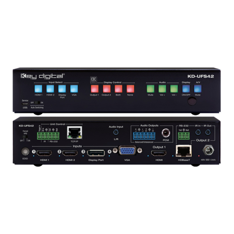 Key Digital KD-UFS42 User manual Key Digital KD-UFS42 User manual