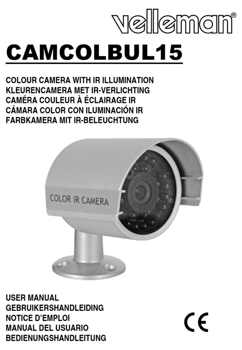 Velleman CAMCOLBUL15 User manual