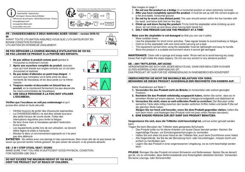 Genius Ideas 053965 manual