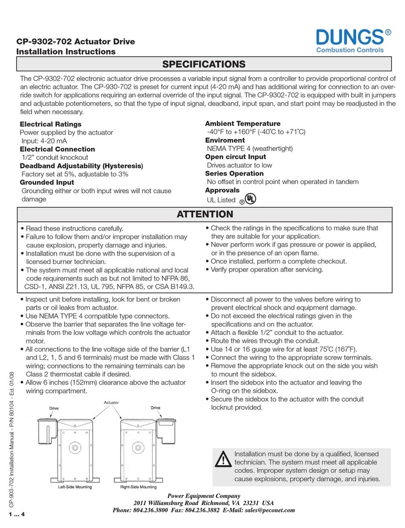 Dungs CP -9302-702 Installation instruction
