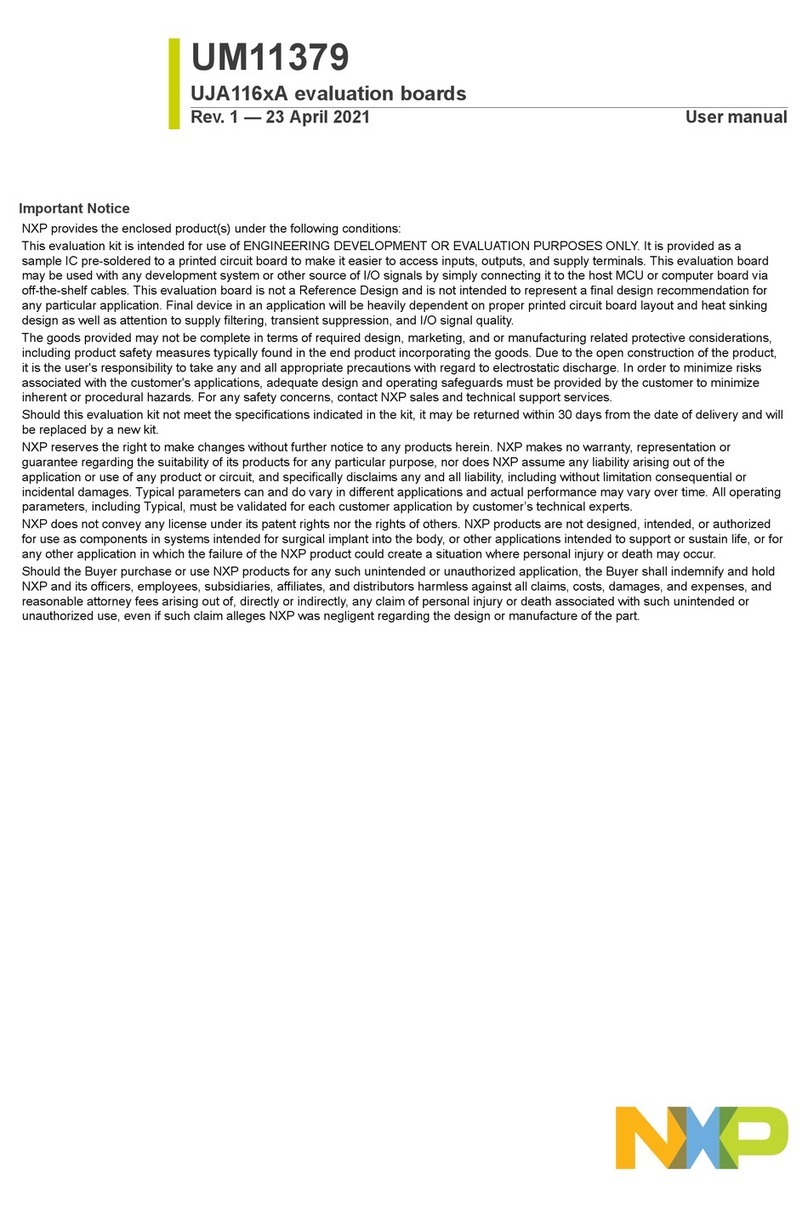 NXP Semiconductors UJA116 A Series User manual