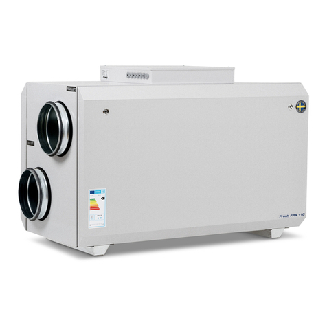 Fresh Ventilation FRX 110S Installation & Disassembly