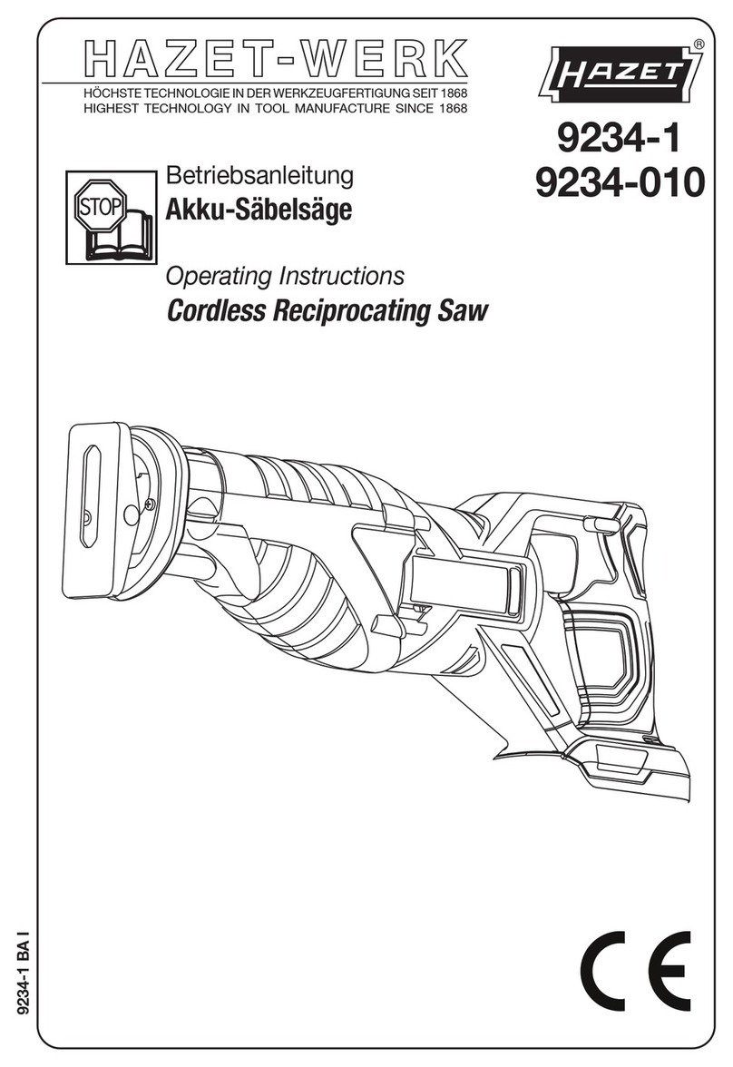 HAZET-WERK 9234-1 operating instructions