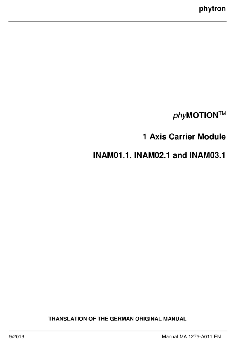 phytron phyMOTION INAM01.1 User manual