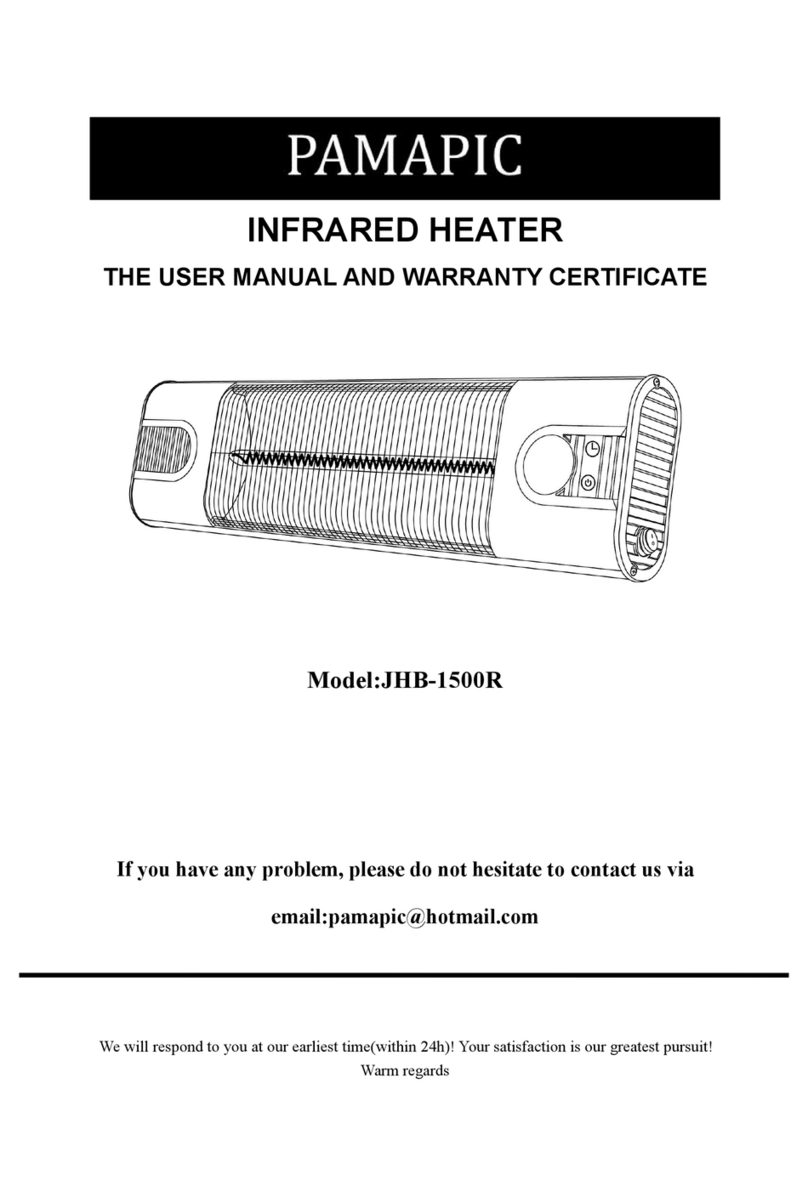 PAMAPIC JHB-1500R User manual and warranty