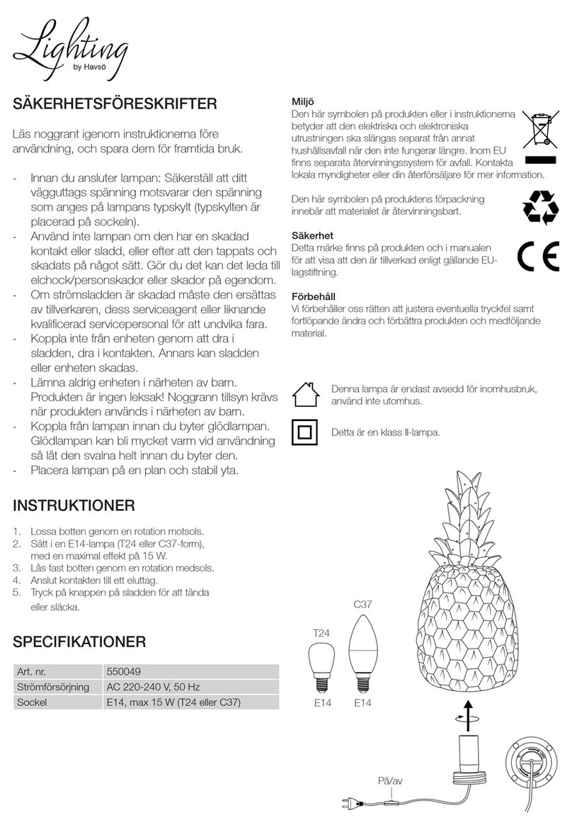 Havso 550049 Safety precautions