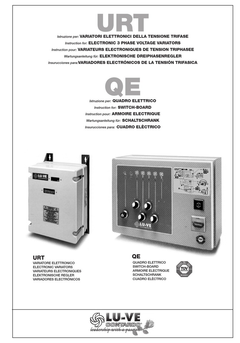 LU-VE URT312 User manual