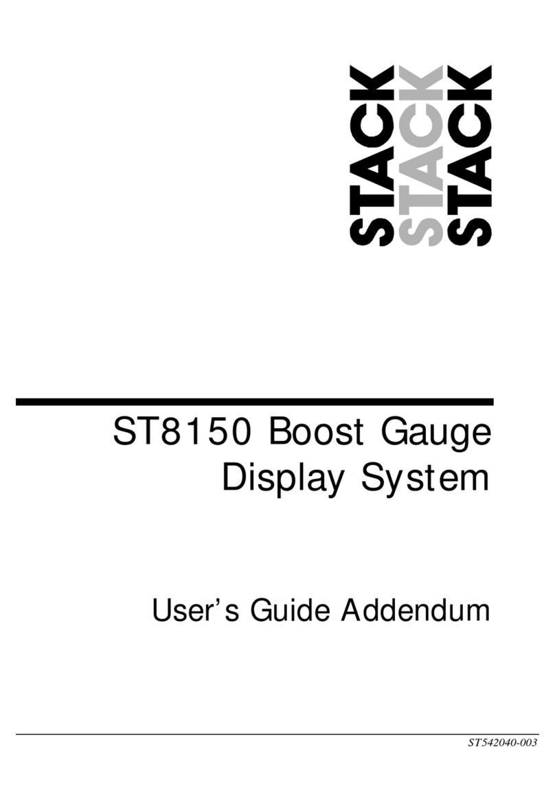 Stack ST8150 User guide addendum