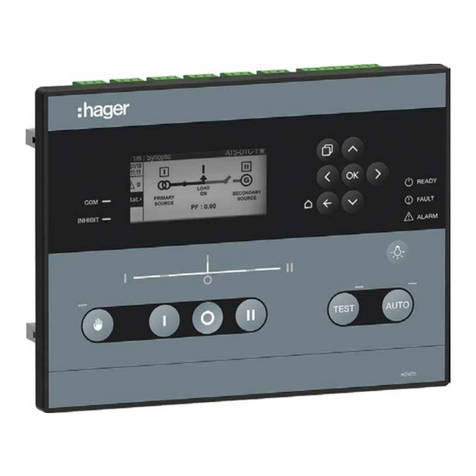 hager HZI855 quick start guide