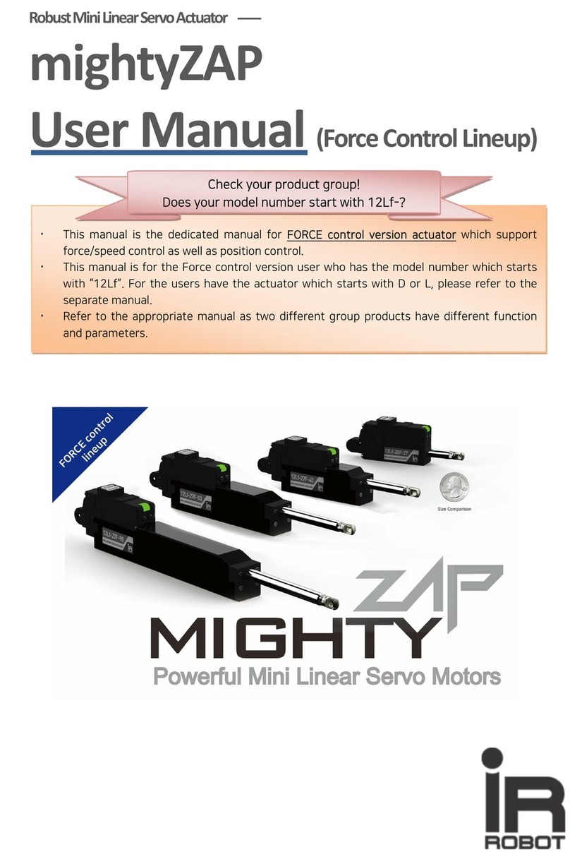 IR Robot mightyZAP user manual IR Robot mightyZAP user manual