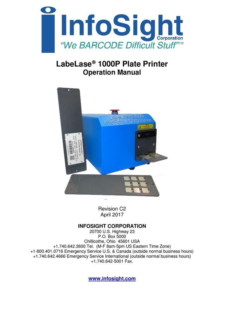 InfoSight LabeLase 1000P Operation manual