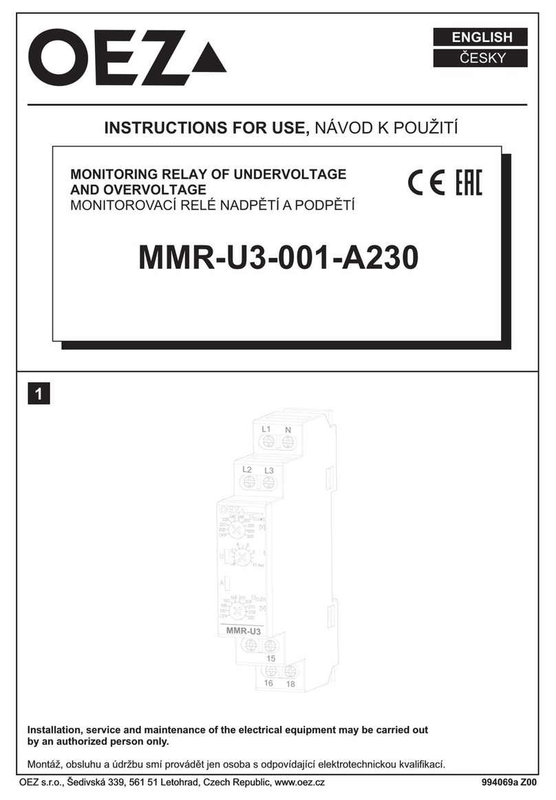 OEZ MMR-U3-001-A230 User manual
