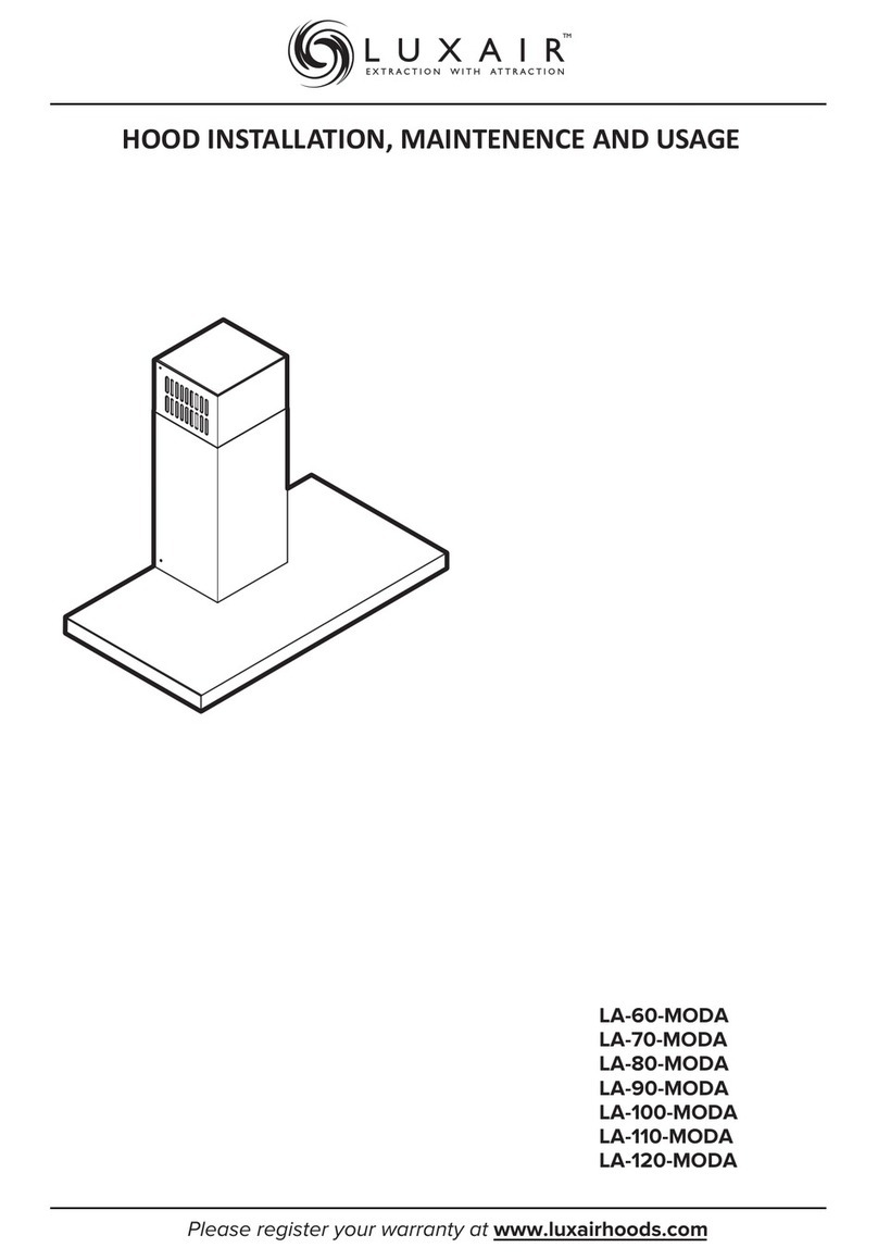 Luxair LA-60-MODA Parts list manual