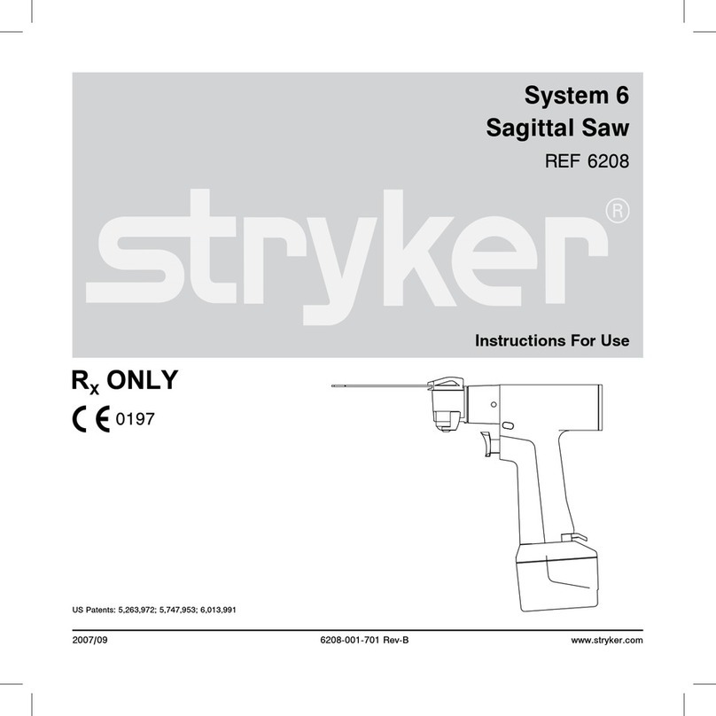 Stryker System 6 6208 User manual