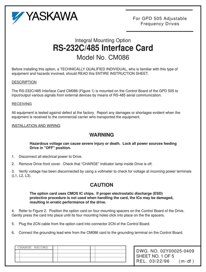 YASKAWA CM086 manual