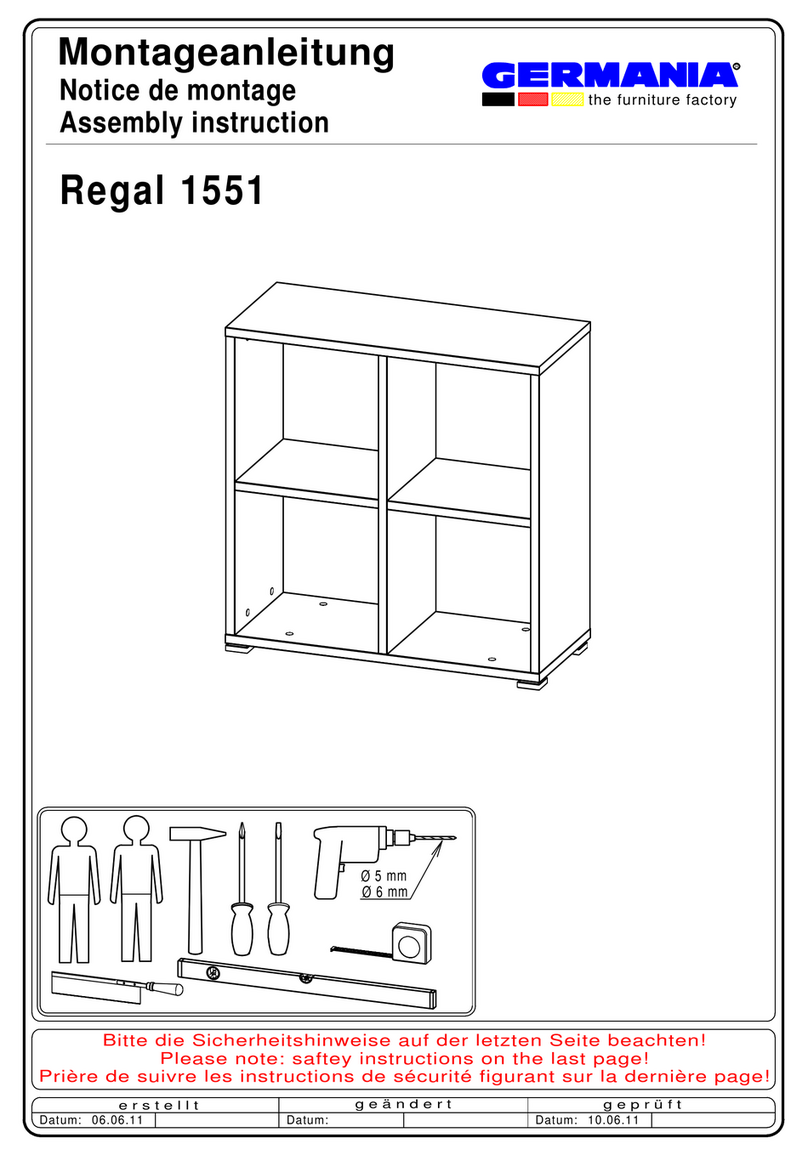 Germania Regal 1551 User manual