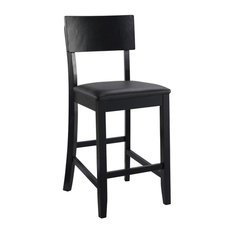 Linon 01854BLK-01-KD-U User manual Linon 01854BLK-01-KD-U User manual