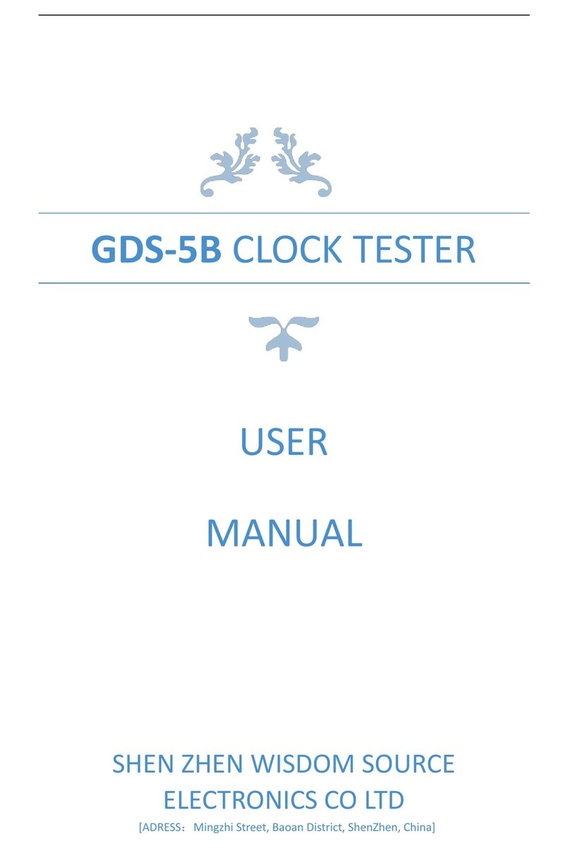 Wisdom GDS-5B User manual