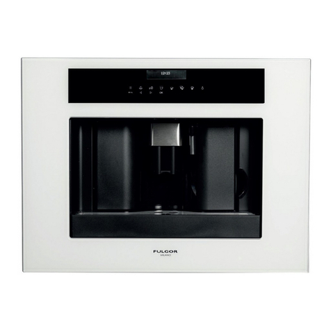 Fulgor Milano FCM 4500 TF Installation - use - maintenance Fulgor Milano FCM 4500 TF Installation - use - maintenance