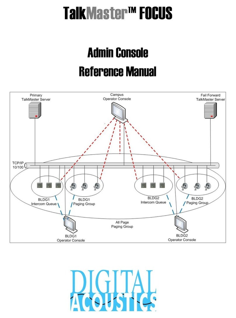 Digital Acoustics TalkMaster FOCUS User manual