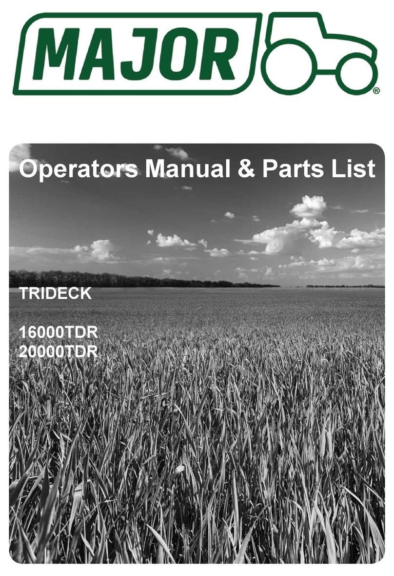 Major TDR 16000 Installation and operation manual