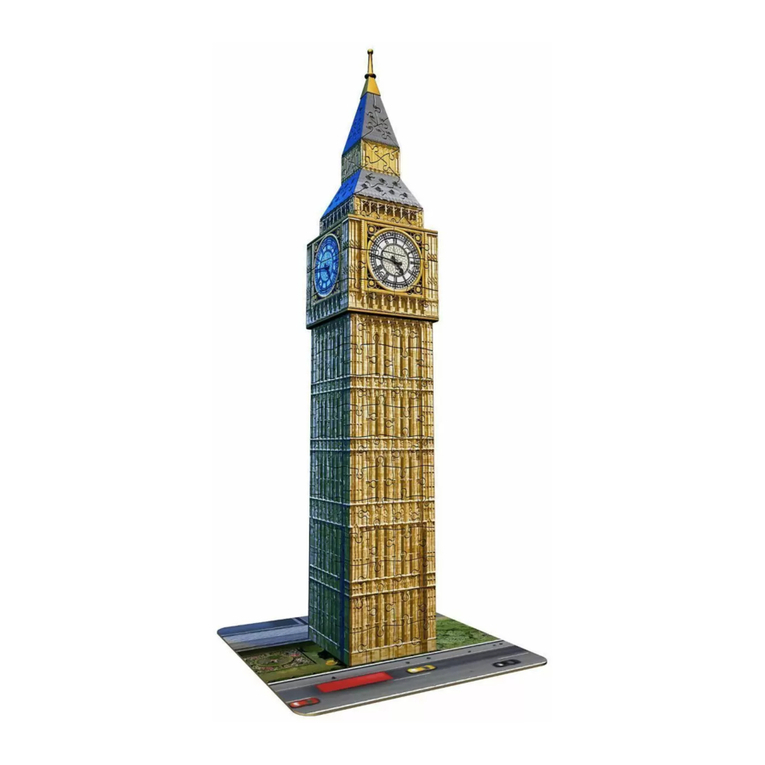 Ravensburger 3D Puzzle Big Ben User manual Ravensburger 3D Puzzle Big Ben User manual