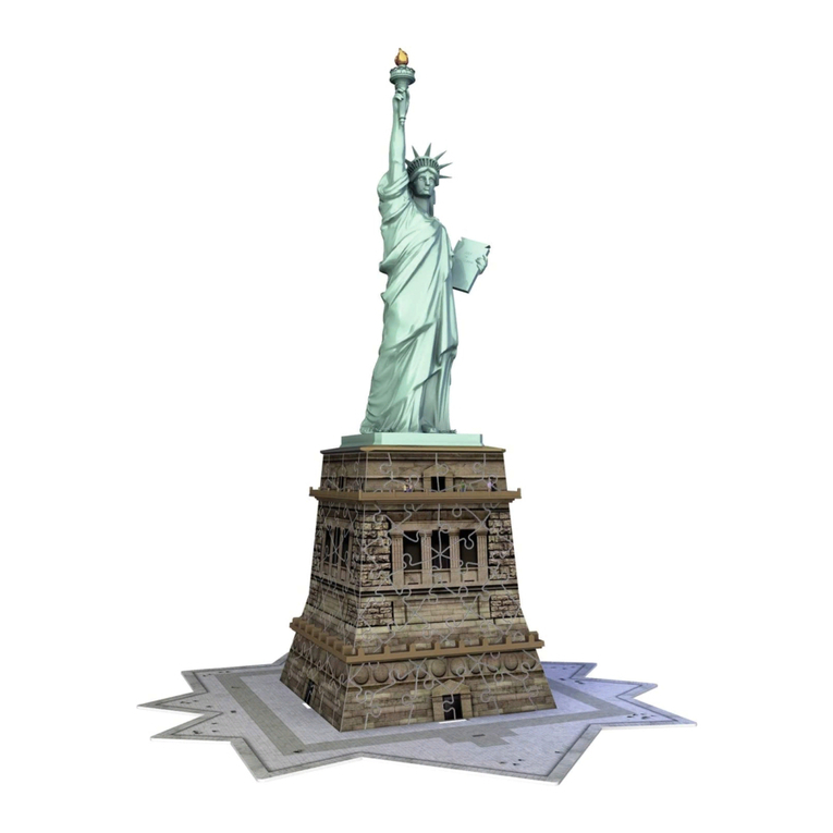 Ravensburger 3D Puzzle Statue Of Liberty User manual