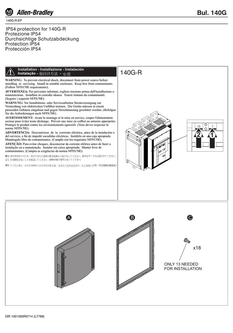 Allen-Bradley 140G-R-EP quick start guide