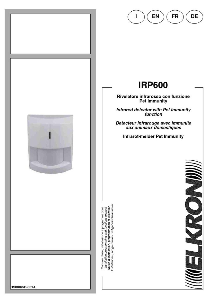 Elkron IRP600 User manual