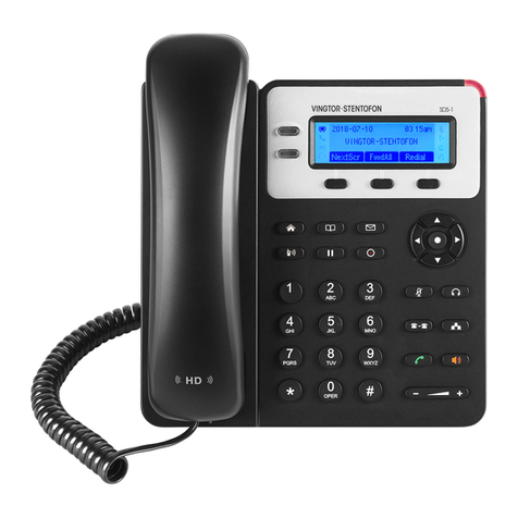 Vingtor Stentofon SDS-1 Quick Installation & Configuration Guide